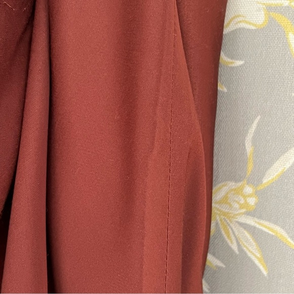 Shona Joy Belkis Contrast Plunged Cross Back Mini Dress - Picture 9 of 11